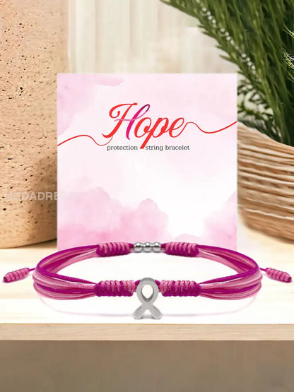 Kvinnor bröstcancer rosa armband runk / ONE