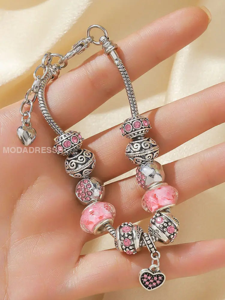 Kvinnor bröstcancer rosa armband runk / ONE