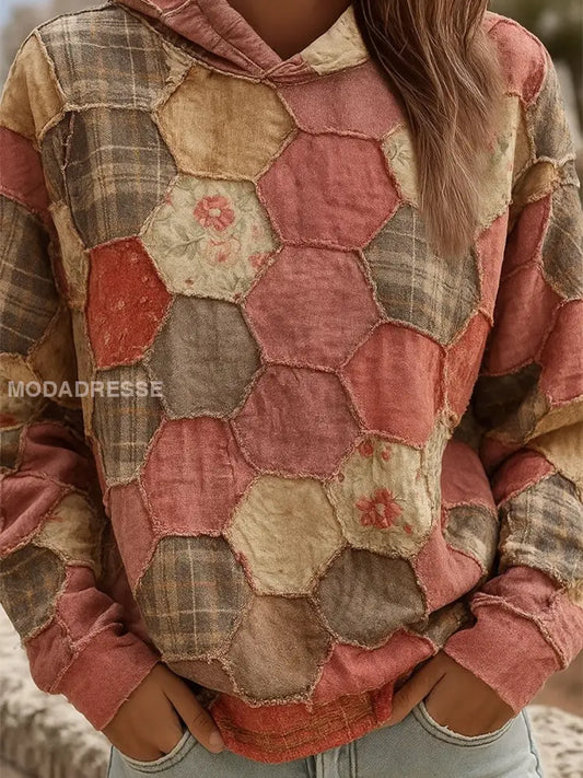 Kvinnors bröstcancer medvetenhet Blommor Sweatshirt som bild / S