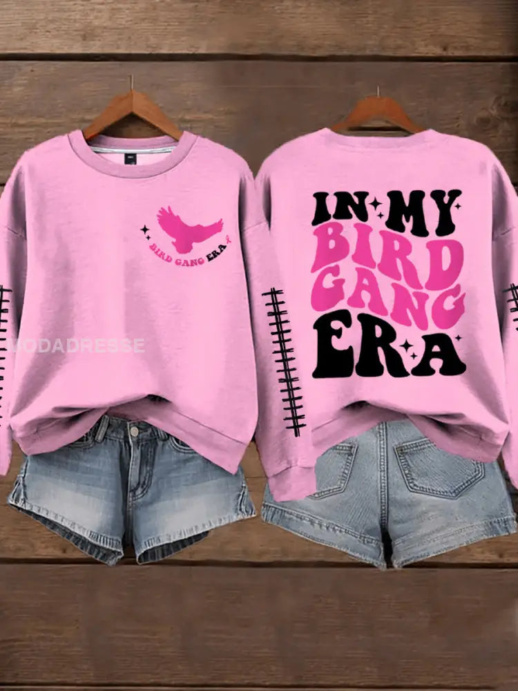 Kvinnors bröstcancer medvetenhet Månad Fotboll fans Sweatshirt ljusrosa / S