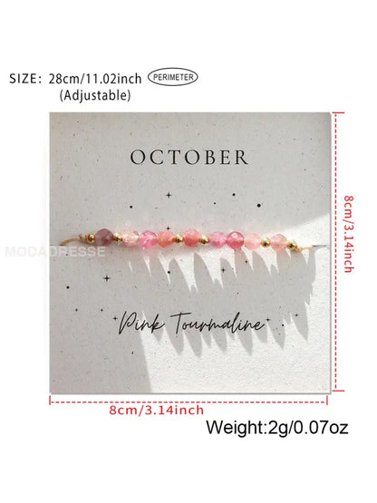 Kvinnors bröstcancer rosa justerbar armband