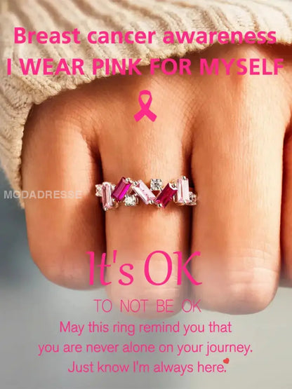 Kvinnors bröstcancerringar runk / A6