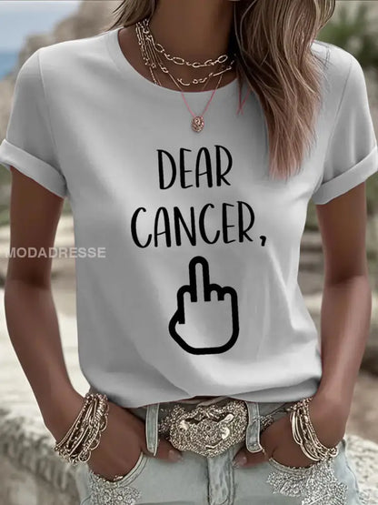 Kvinnors kära cancer du valde fel bitch T shirts