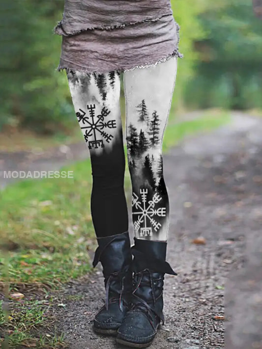 Kvinnors leggings i vikinga som bild / S