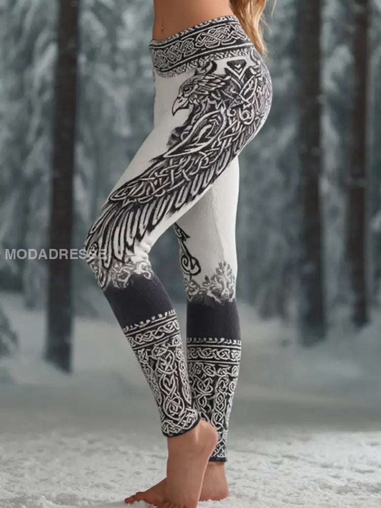 Kvinnors leggings i vikinga som bild / S