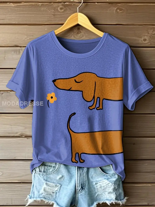 Kvinnors spångkonst Skriv ut T-shirt som bild / S