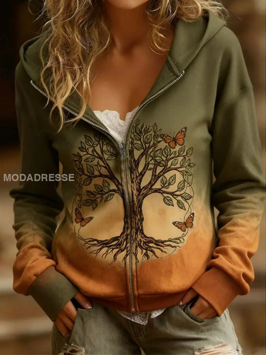 Kvinnors träd av liv Jackor som bild / S