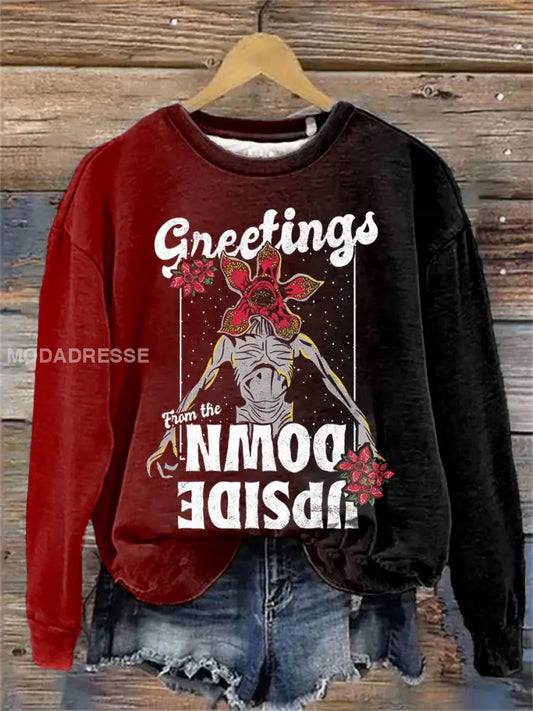 Kvinnors TV-show Inspirerad Främlingar Jul Sweatshirt som bild / S