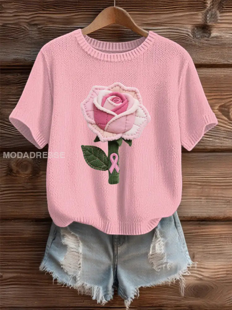 Kvinnors ull filt konst blommigt mönster Mysigt stickaträkt som bild / S