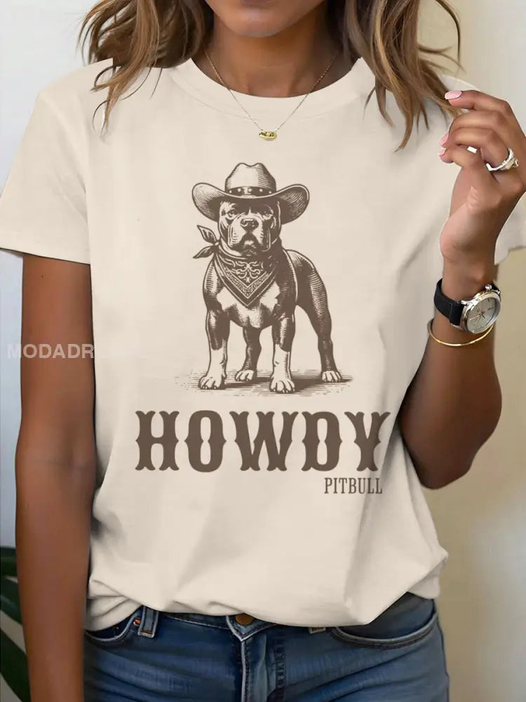 Kvinnors västra Anima T-shirt som bild / S