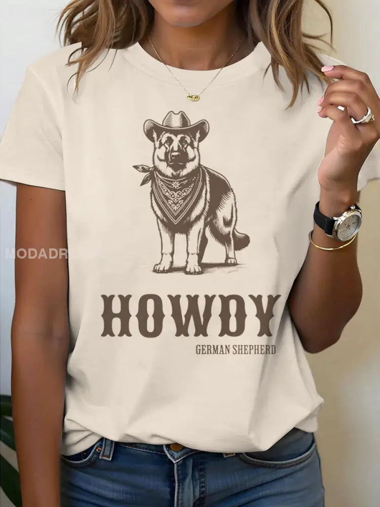 Kvinnors västra Anima T-shirt som bild / S