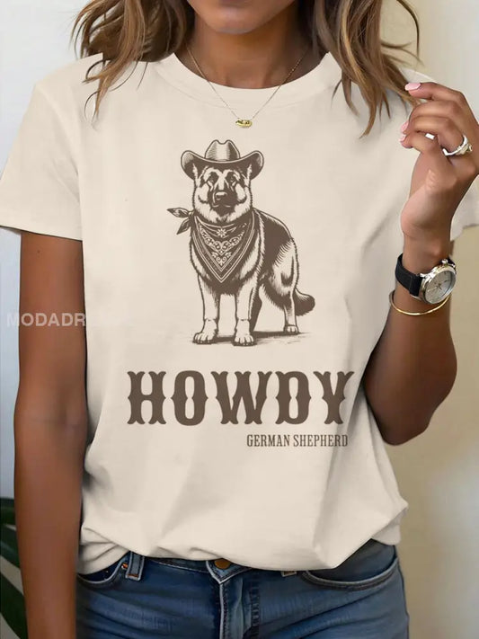 Kvinnors västra Anima T-shirt som bild / S