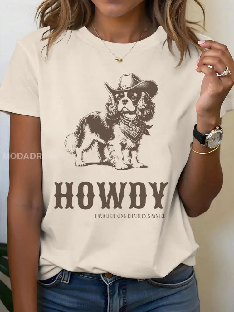 Kvinnors västra Anima T-shirt som bild / S