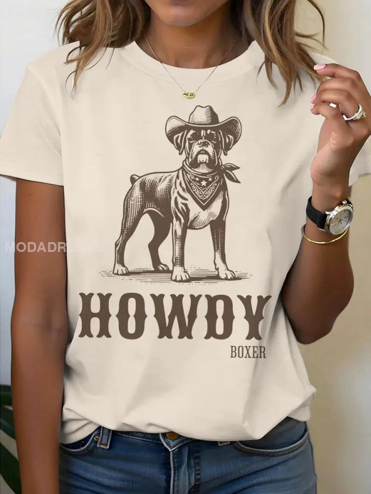 Kvinnors västra Anima T-shirt som bild / S