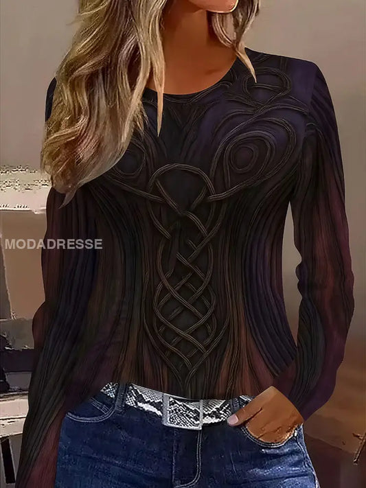 Kvinnors vikingade T-shirts som bild / S