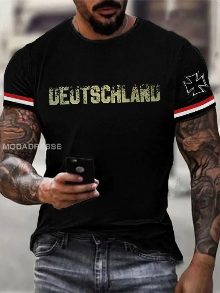 Mäns Deutschland Reichskriegsflagge Das ist meine Fahne Muskelshirt