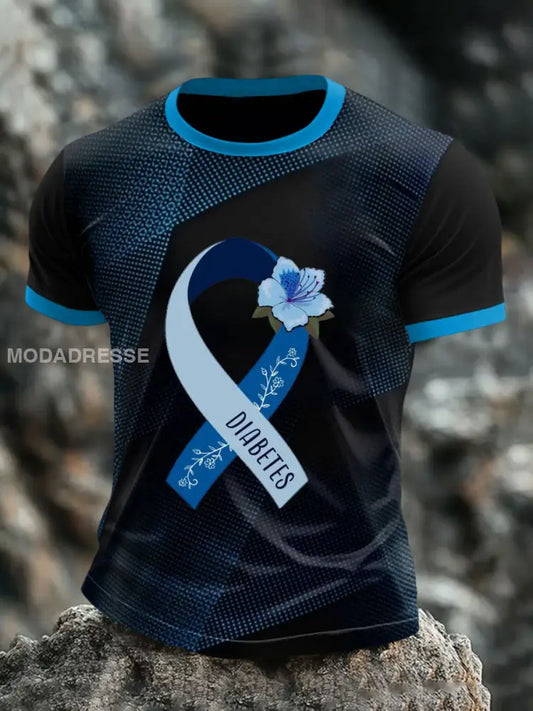 Mäns prostatacancer medvetenhet Blå morgon ära T shirts som bild / S