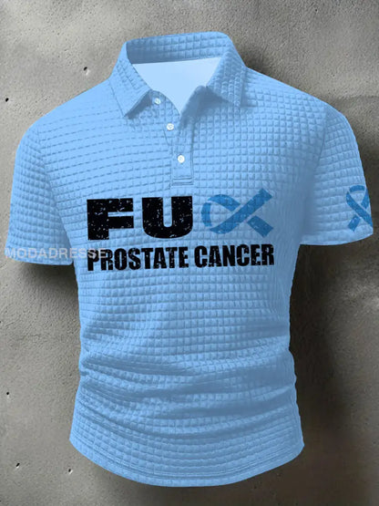 Mäns prostatacancer medvetenhet T shirt ljusblå / S