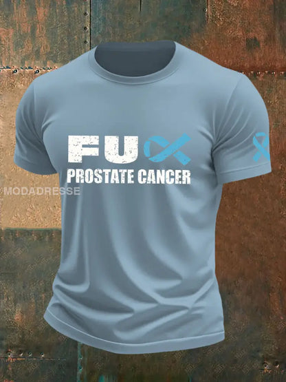 Mäns prostatacancer medvetenhet T shirt skumblå / S