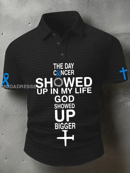 Mäns prostatacancer medvetenhet T shirt svart / S