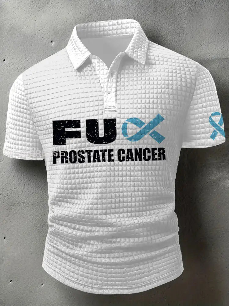 Mäns prostatacancer medvetenhet T shirt vit / S