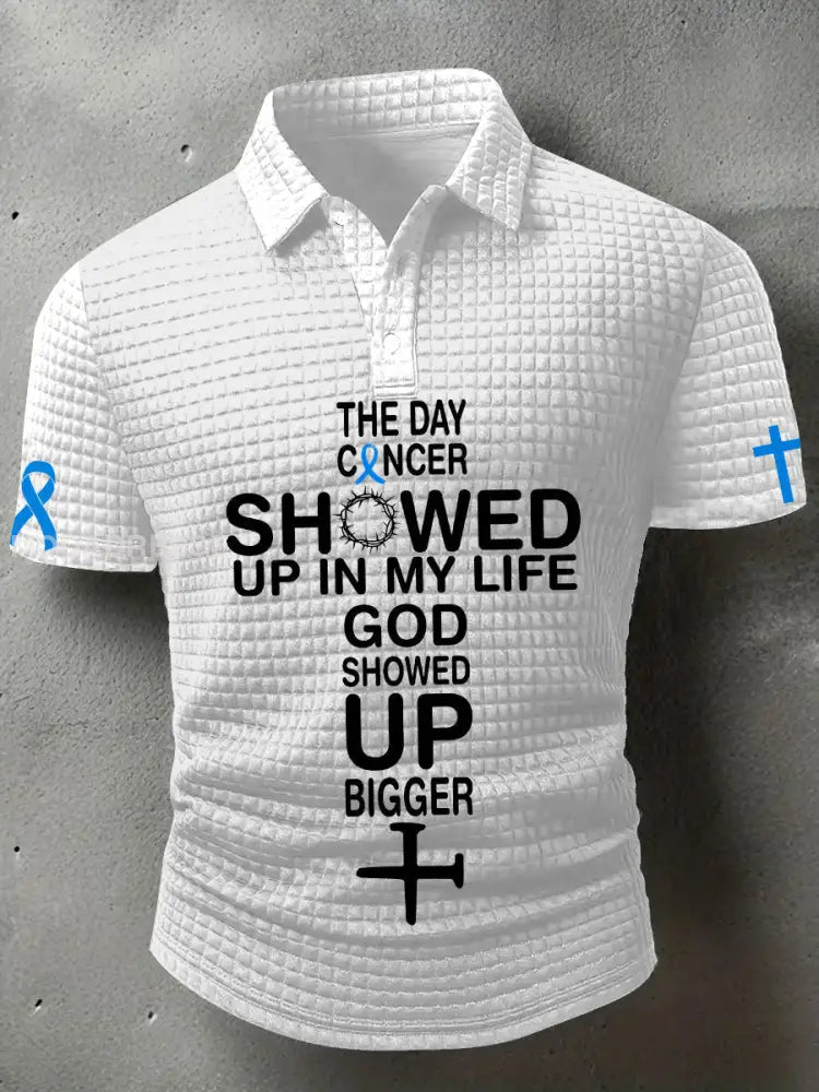 Mäns prostatacancer medvetenhet T shirt vit / S