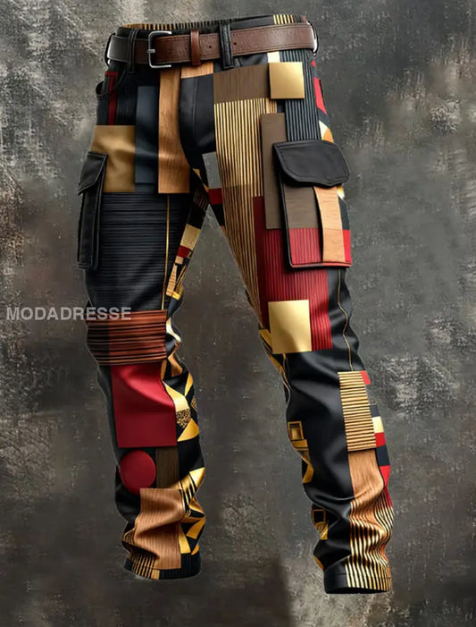 Mäns Retro Business Style Casual Work Byxor A / S