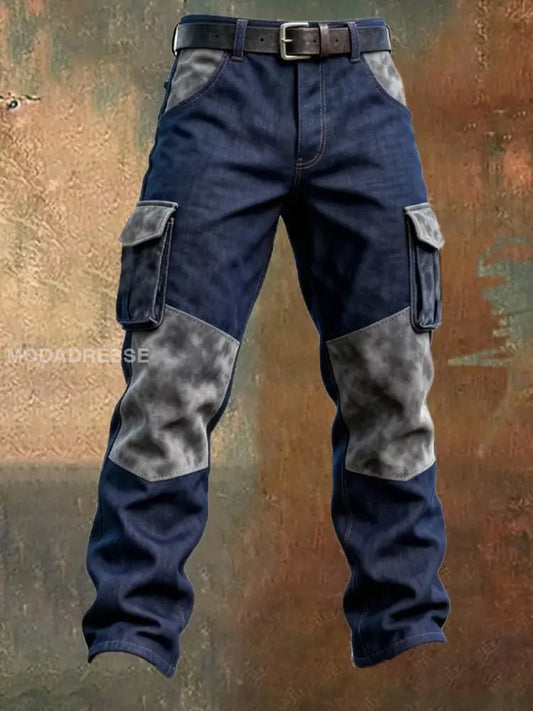 Mäns Retro Business Style Casual Work Byxor A / S