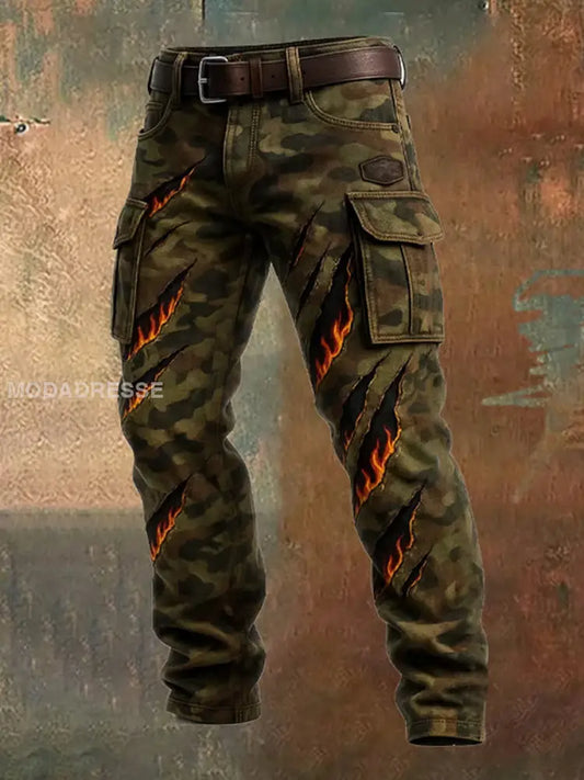 Mäns Retro Business Style Casual Work Byxor A / S