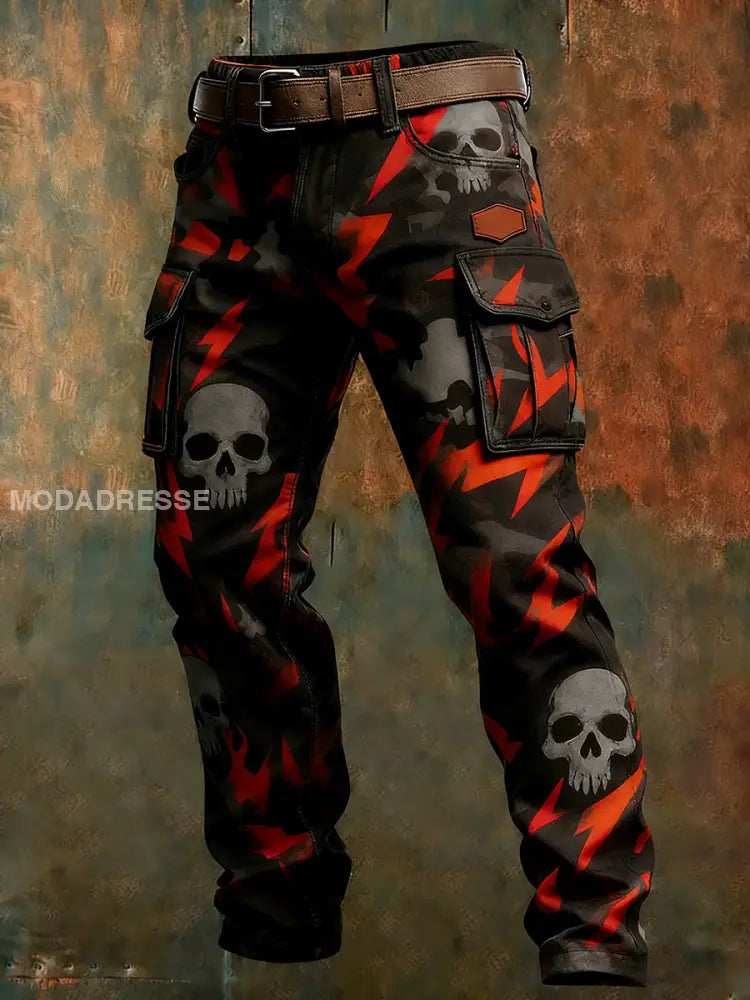 Mäns Retro Business Style Casual Work Byxor A / S