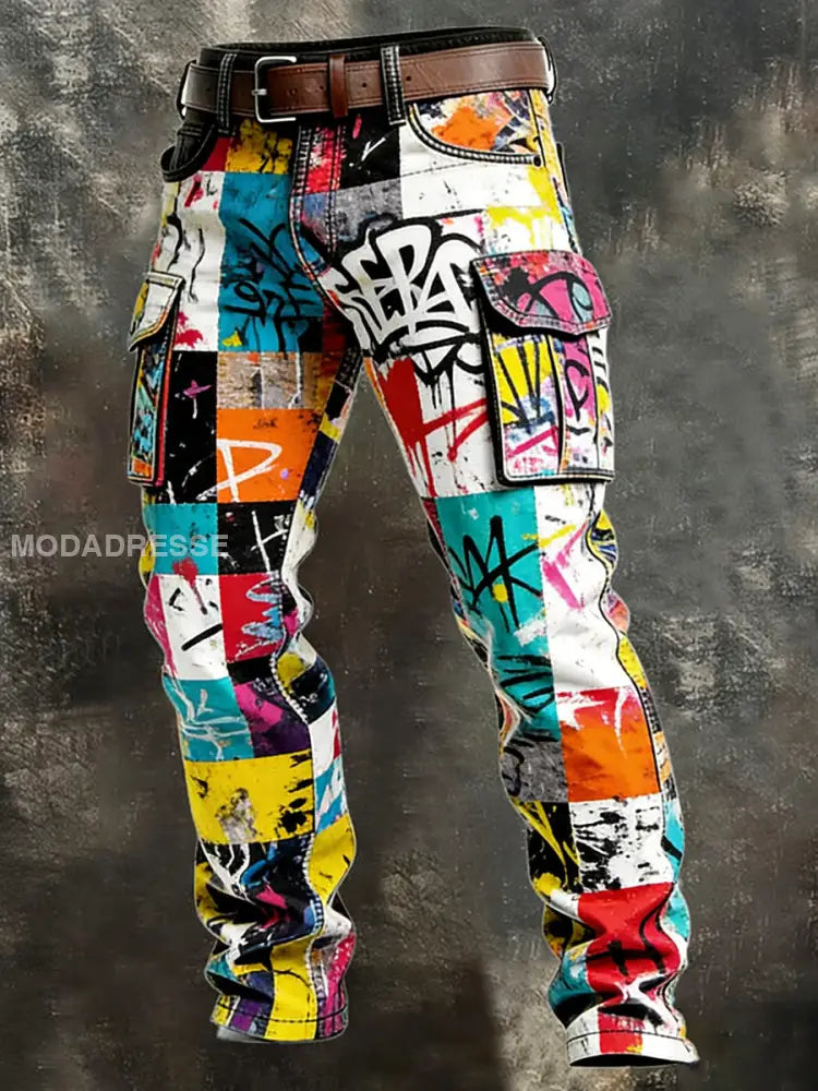 Mäns Retro Business Style Casual Work Byxor A / S