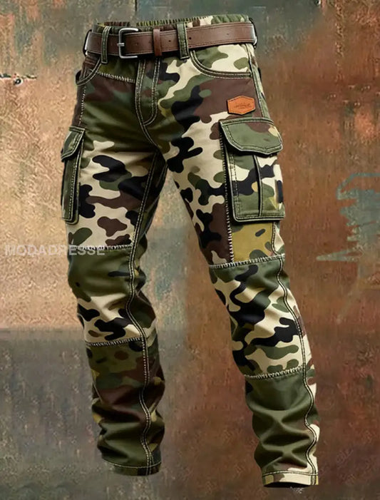 Mäns Retro Business Style Casual Work Byxor A / S