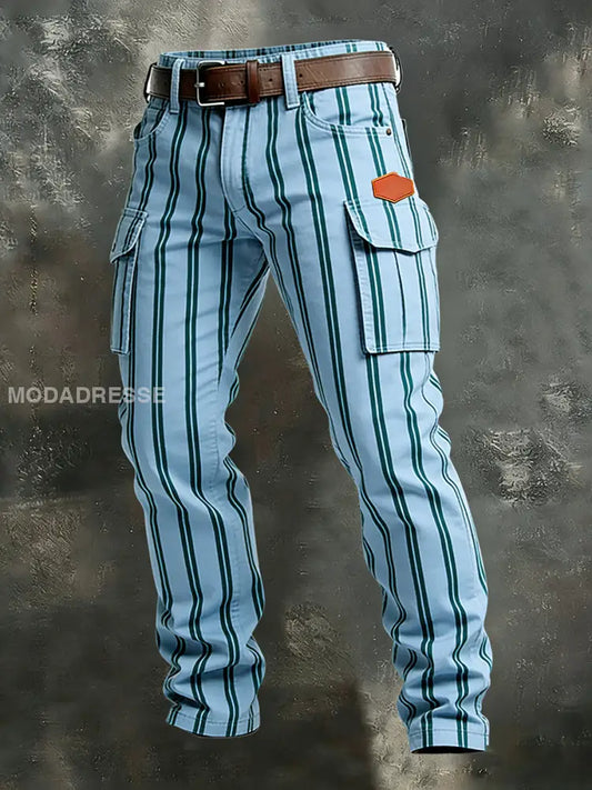 Mäns Retro Business Style Casual Work Byxor A / S