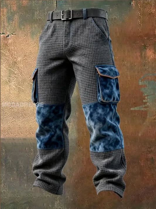 Mäns Retro Business Style Casual Work Byxor A / S