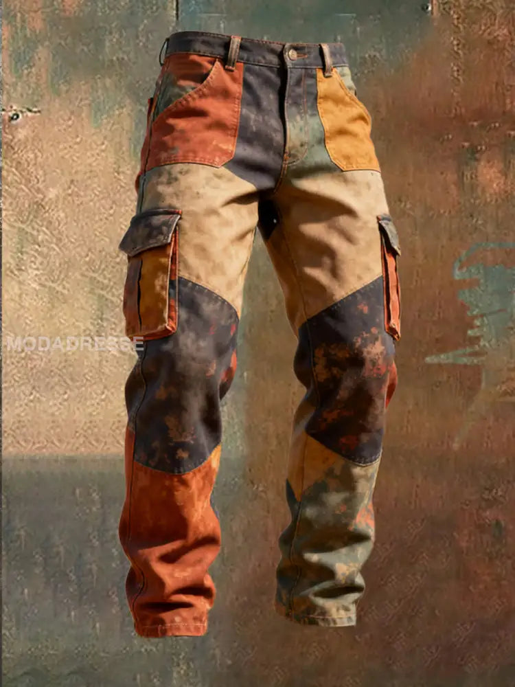 Mäns Retro Business Style Casual Work Byxor A / S