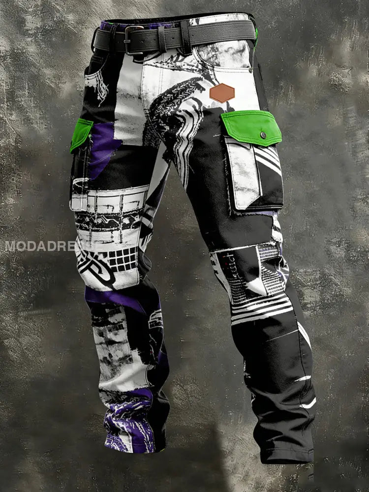 Mäns Retro Business Style Casual Work Byxor A / S
