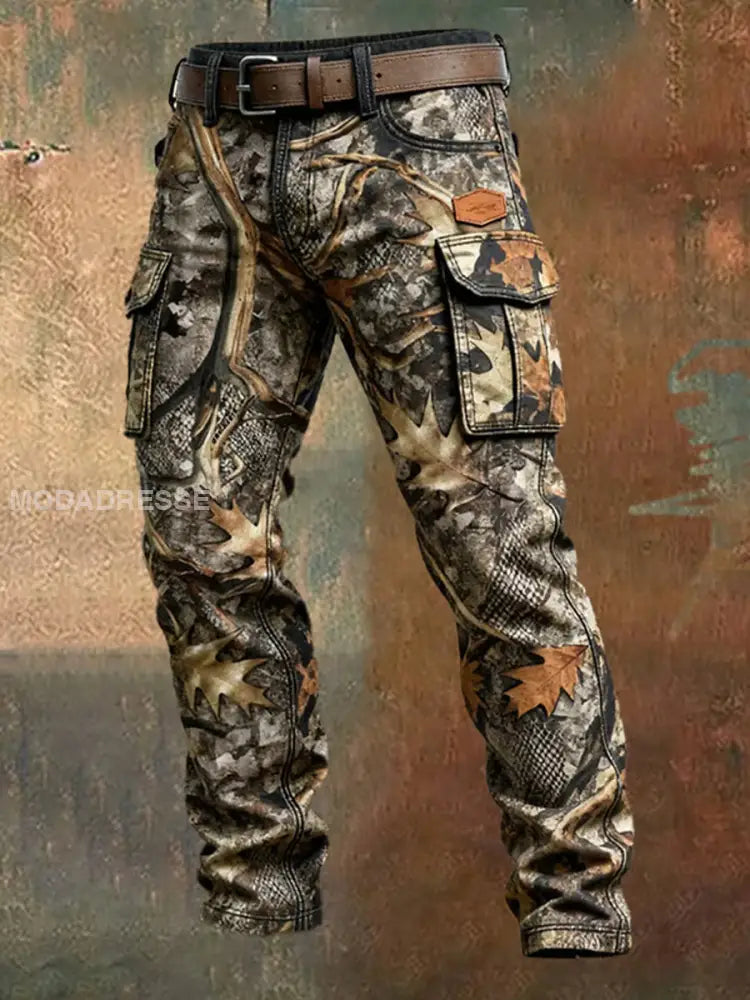 Mäns Retro Business Style Casual Work Byxor A / S