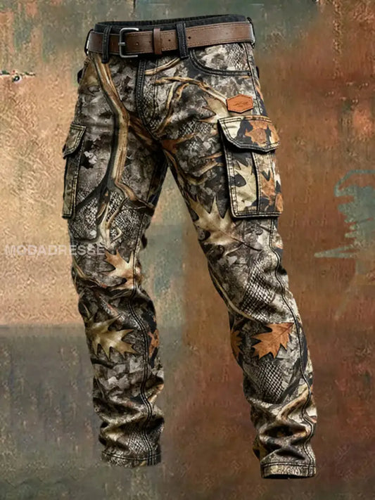 Mäns Retro Business Style Casual Work Byxor A / S