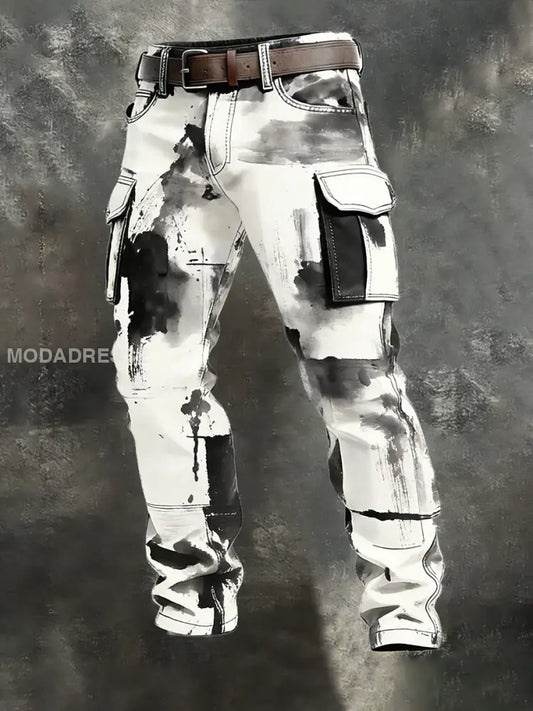 Mäns Retro Business Style Casual Work Byxor A / S