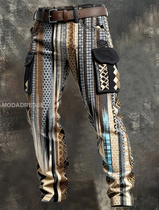 Mäns Retro Business Style Casual Work Byxor A / S