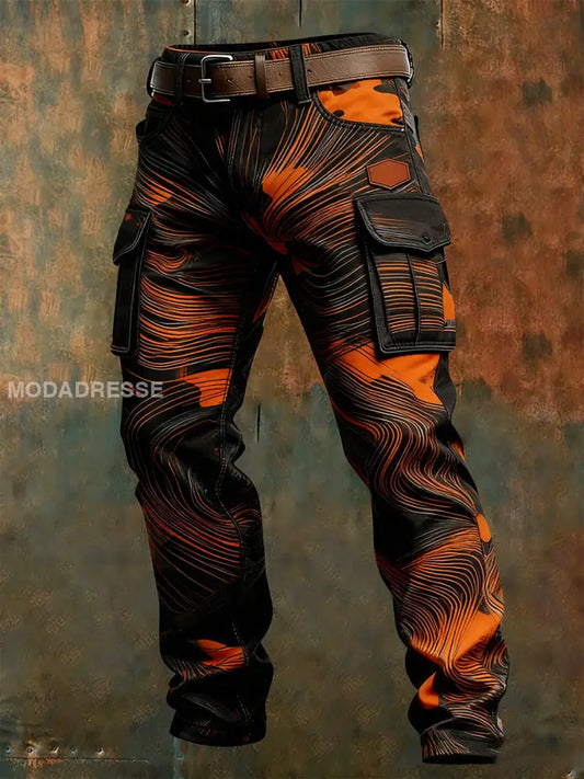 Mäns Retro Business Style Casual Work Byxor A / S