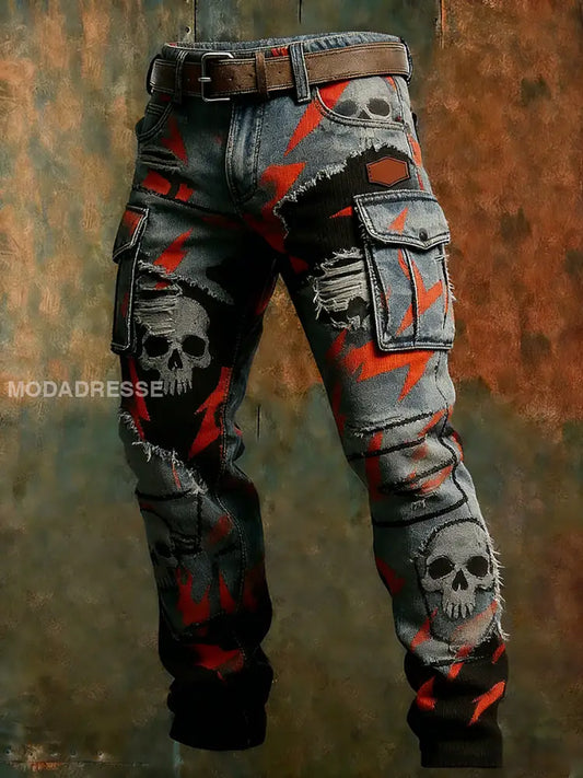 Mäns Retro Business Style Casual Work Byxor A / S