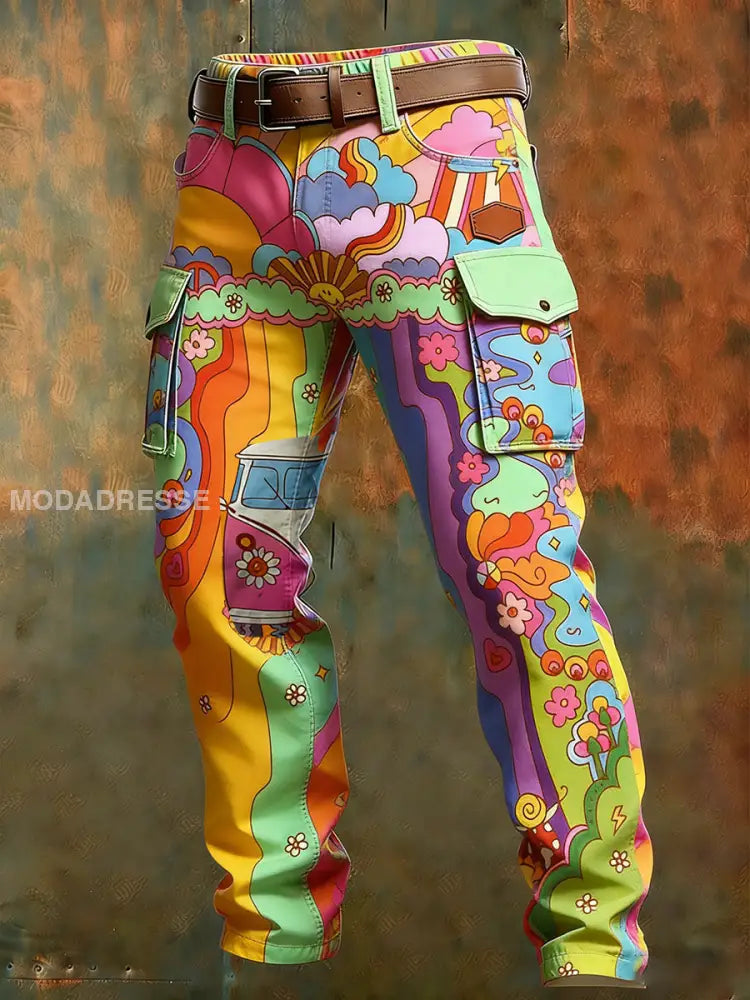 Mäns Retro Business Style Casual Work Byxor A / S