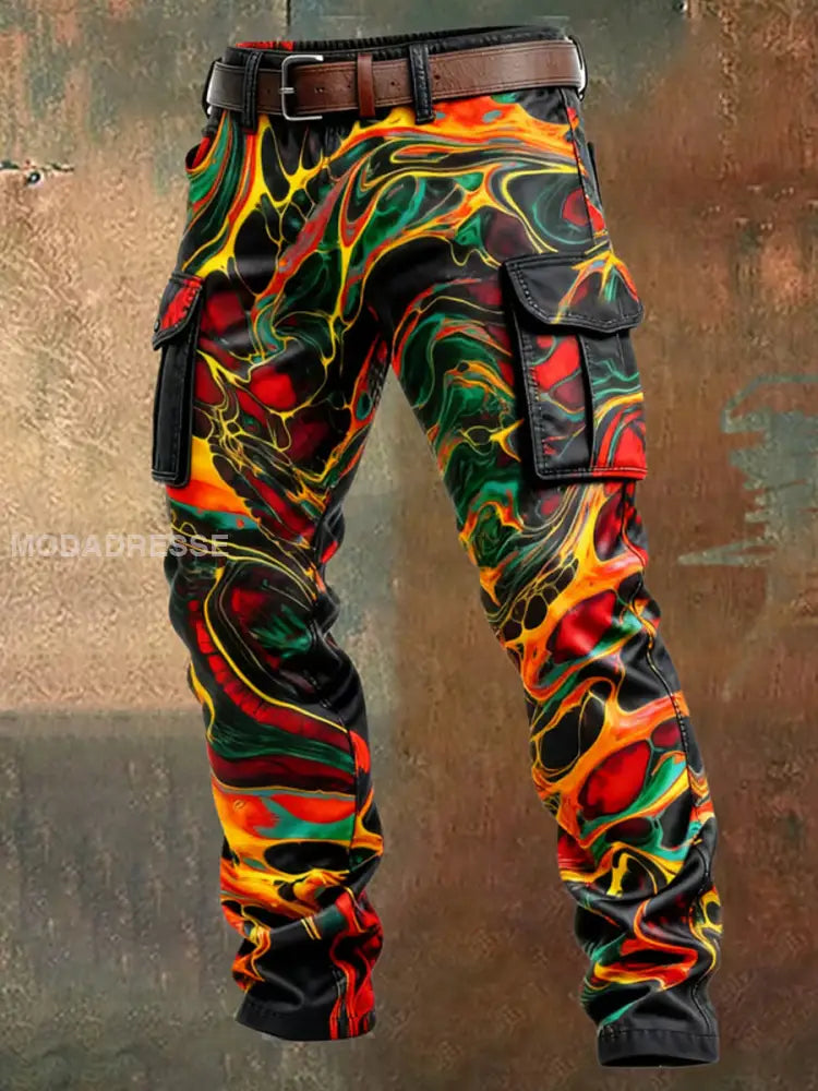 Mäns Retro Business Style Casual Work Byxor A / S