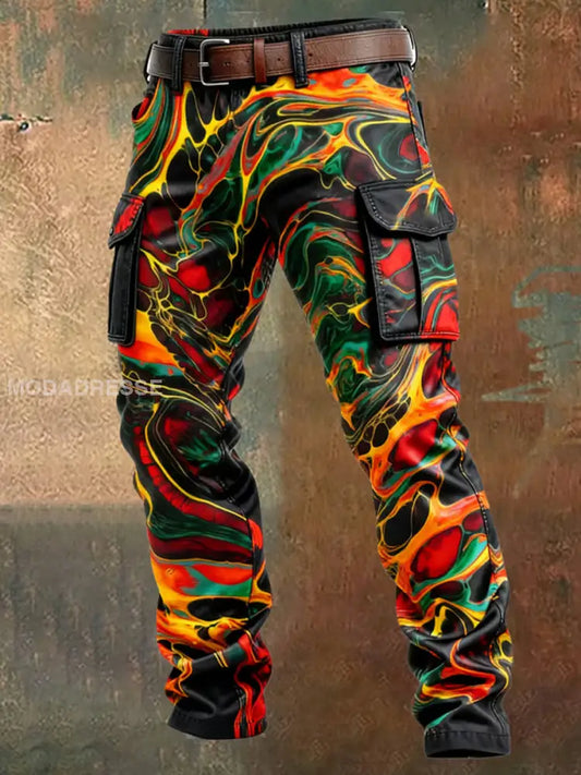 Mäns Retro Business Style Casual Work Byxor A / S