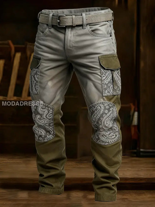 Mäns Retro Business Style Casual Work Byxor A / S