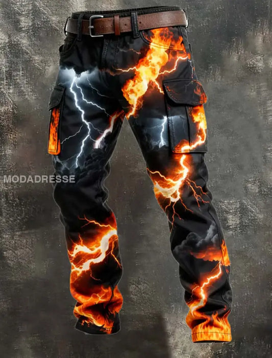 Mäns Retro Business Style Casual Work Byxor A / S