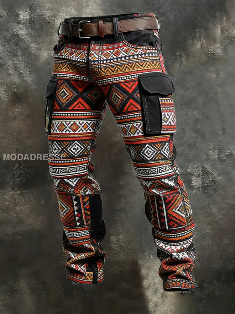 Mäns Retro Business Style Casual Work Byxor A / S