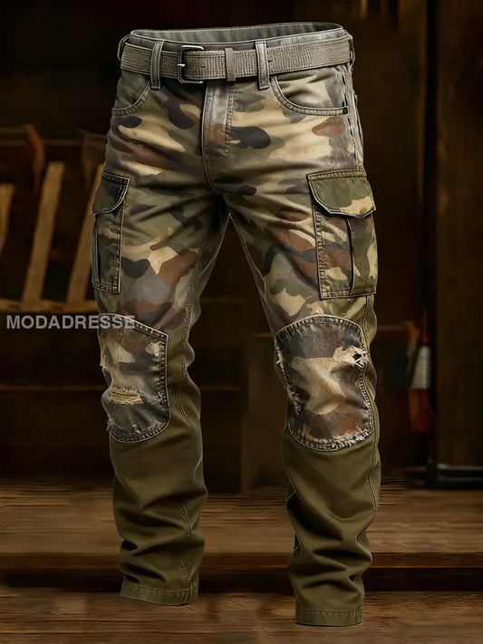 Mäns Retro Business Style Casual Work Byxor A / S