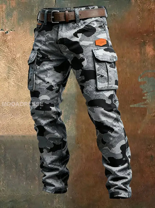 Mäns Retro Business Style Casual Work Byxor A / S